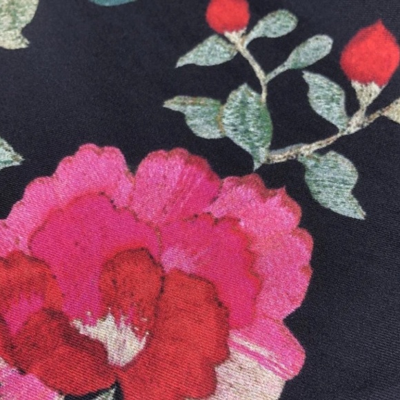 Johnny Was - Charlotte Rose Scalloped Silk Tunic - XL - Picture 15 of 16